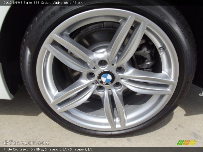 Alpine White / Black 2012 BMW 5 Series 535i Sedan