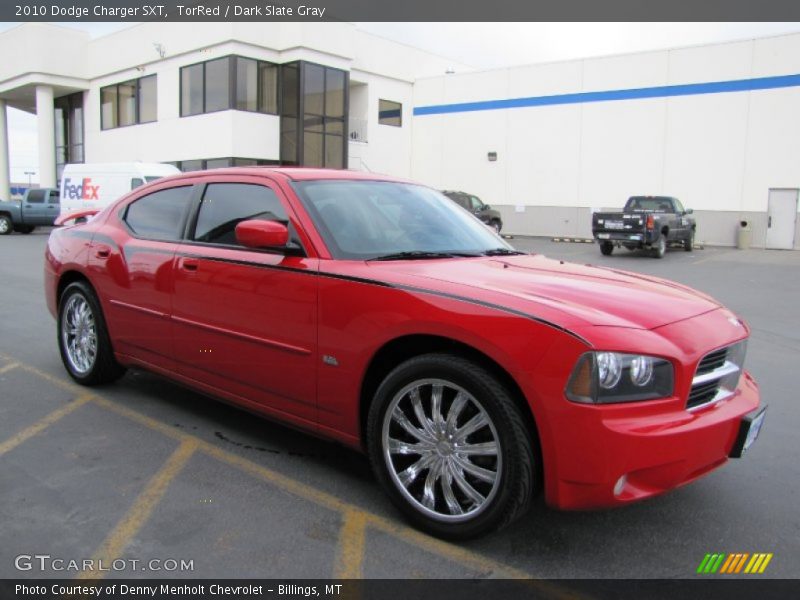 TorRed / Dark Slate Gray 2010 Dodge Charger SXT