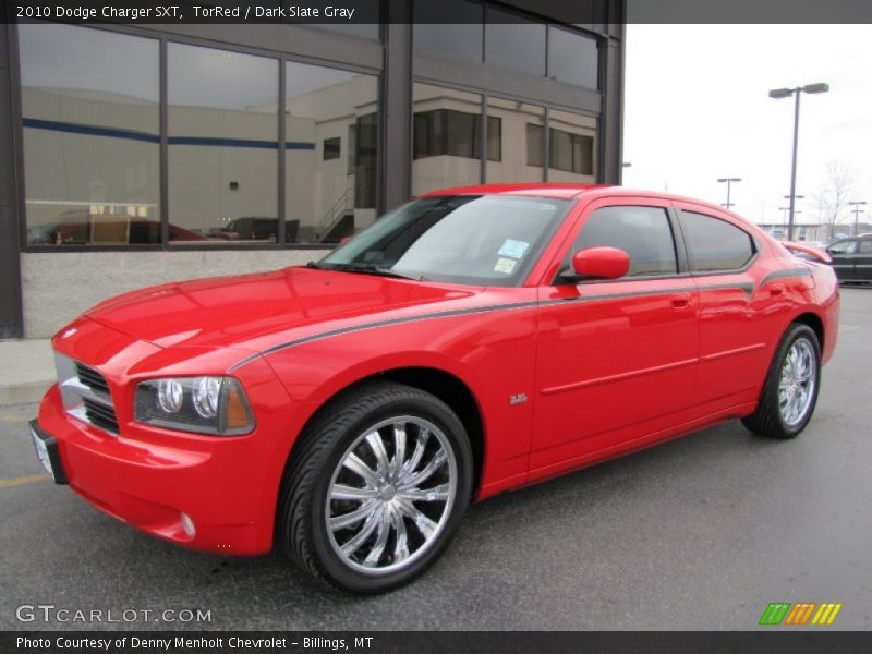 TorRed / Dark Slate Gray 2010 Dodge Charger SXT