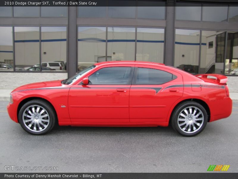 TorRed / Dark Slate Gray 2010 Dodge Charger SXT