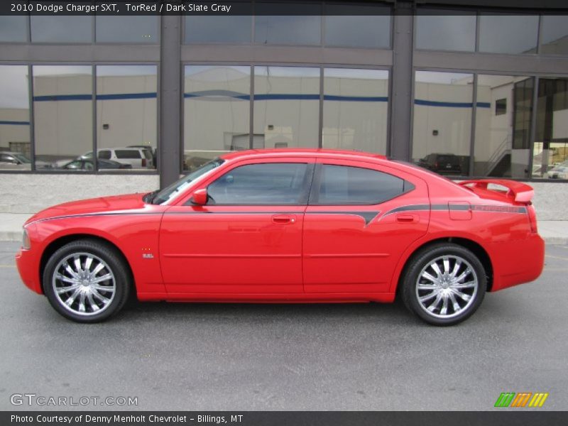 TorRed / Dark Slate Gray 2010 Dodge Charger SXT