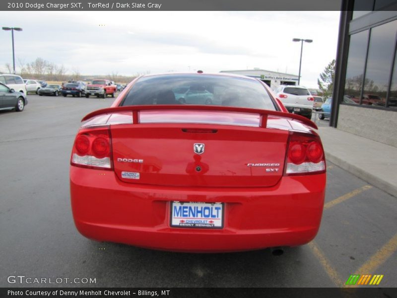 TorRed / Dark Slate Gray 2010 Dodge Charger SXT