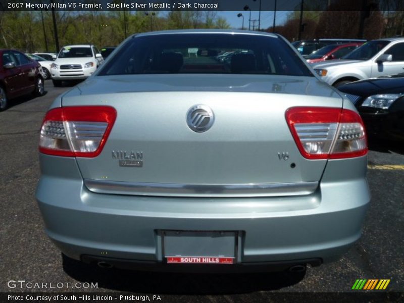 Satellite Silver Metallic / Dark Charcoal 2007 Mercury Milan V6 Premier