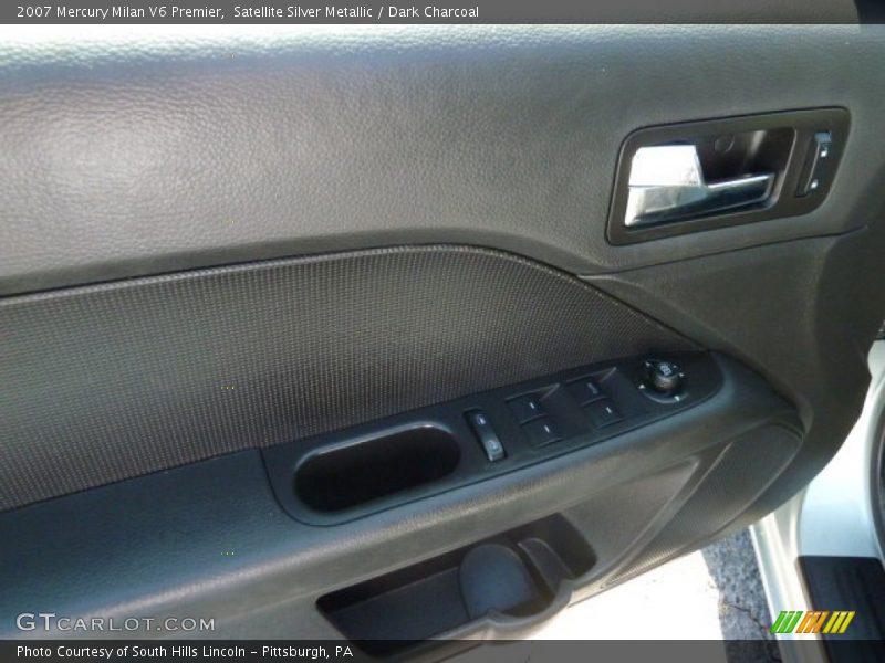 Satellite Silver Metallic / Dark Charcoal 2007 Mercury Milan V6 Premier