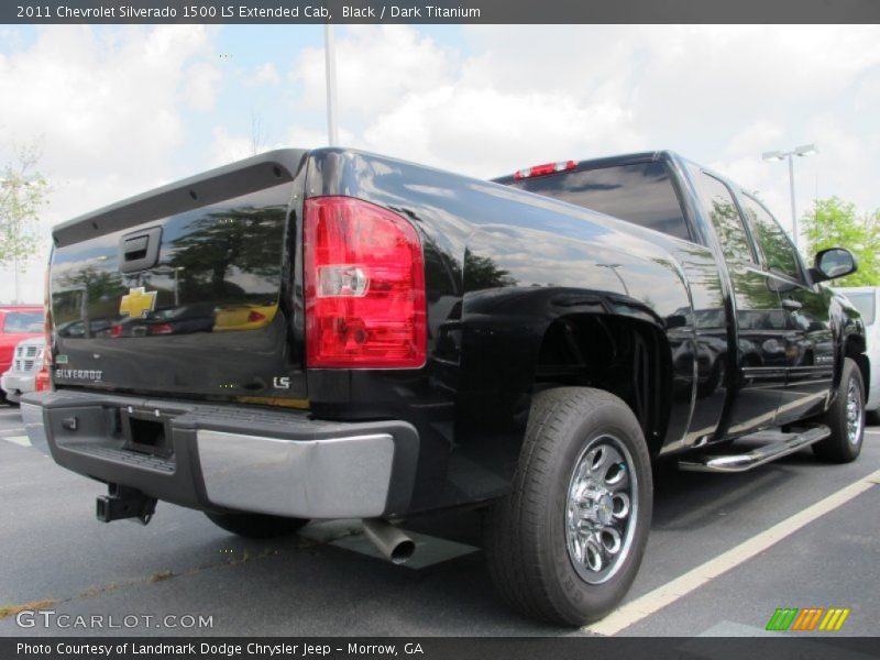Black / Dark Titanium 2011 Chevrolet Silverado 1500 LS Extended Cab