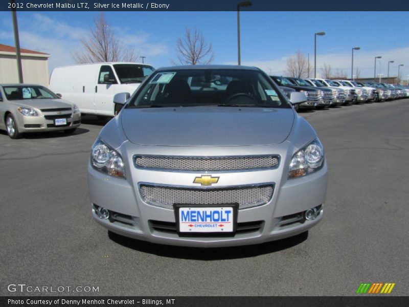 Silver Ice Metallic / Ebony 2012 Chevrolet Malibu LTZ