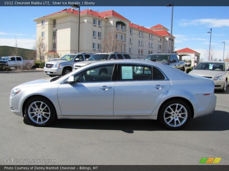 Silver Ice Metallic / Ebony 2012 Chevrolet Malibu LTZ