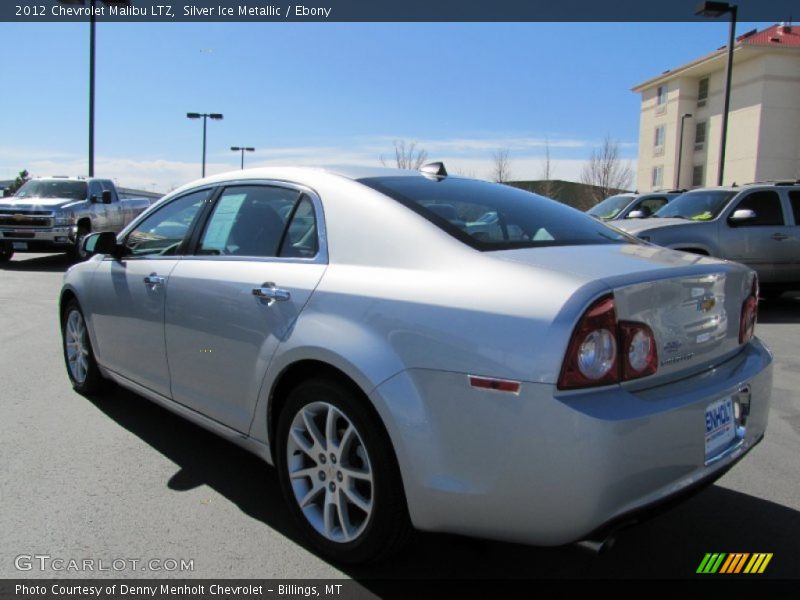 Silver Ice Metallic / Ebony 2012 Chevrolet Malibu LTZ