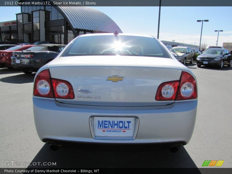 Silver Ice Metallic / Ebony 2012 Chevrolet Malibu LTZ