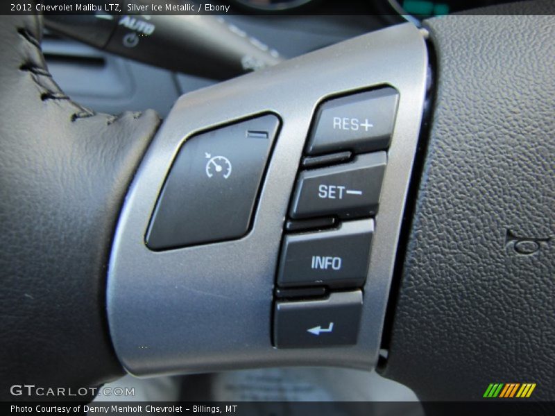 Silver Ice Metallic / Ebony 2012 Chevrolet Malibu LTZ