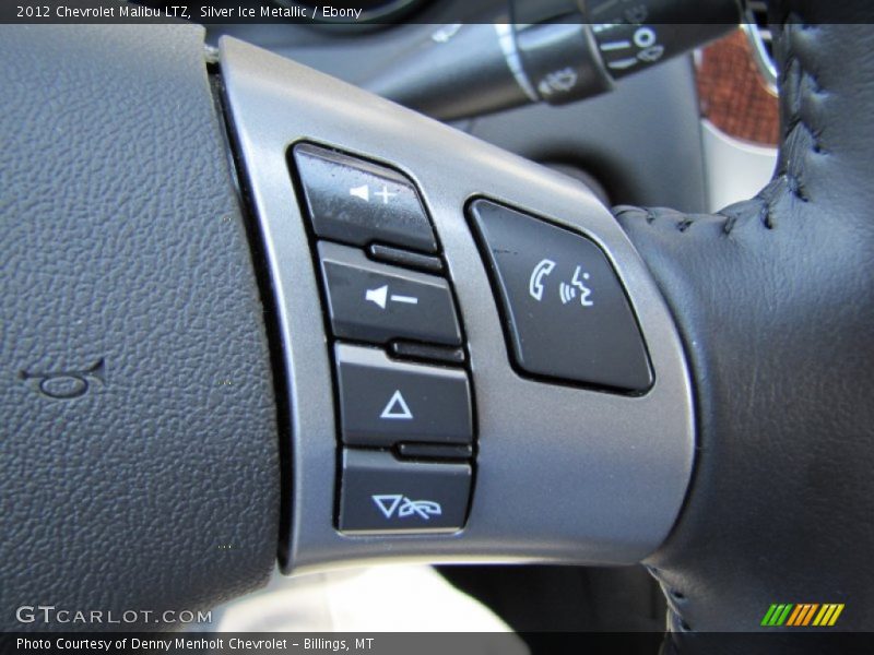 Silver Ice Metallic / Ebony 2012 Chevrolet Malibu LTZ
