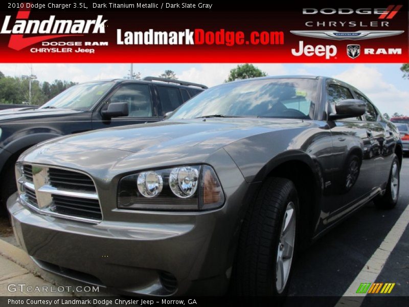 Dark Titanium Metallic / Dark Slate Gray 2010 Dodge Charger 3.5L