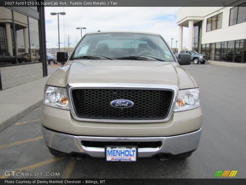 Pueblo Gold Metallic / Tan 2007 Ford F150 XL SuperCab 4x4