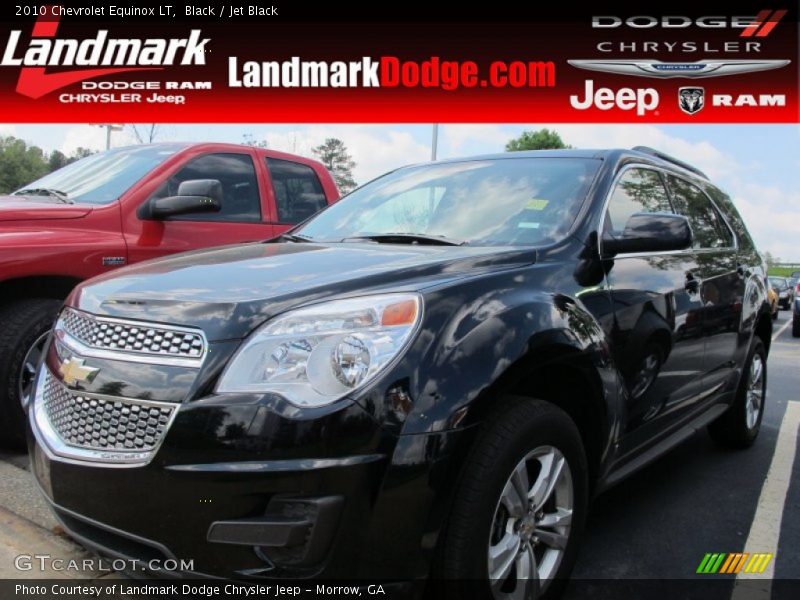 Black / Jet Black 2010 Chevrolet Equinox LT