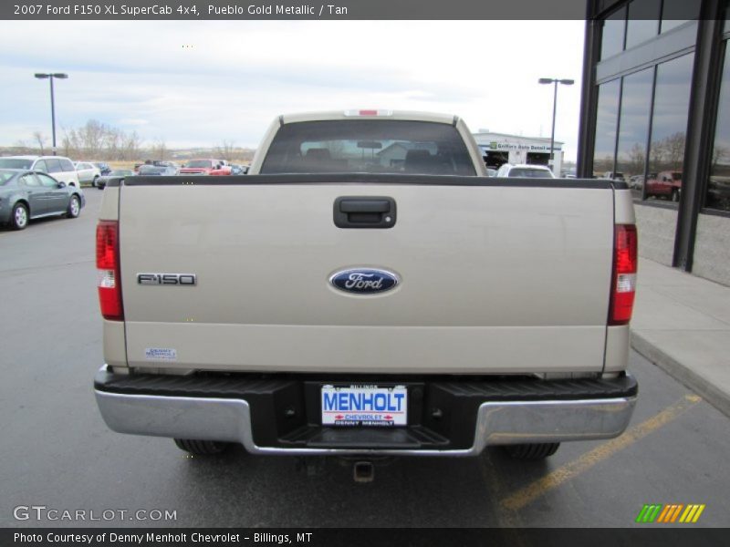 Pueblo Gold Metallic / Tan 2007 Ford F150 XL SuperCab 4x4