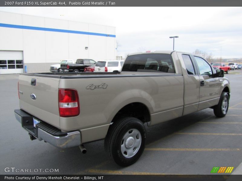 Pueblo Gold Metallic / Tan 2007 Ford F150 XL SuperCab 4x4