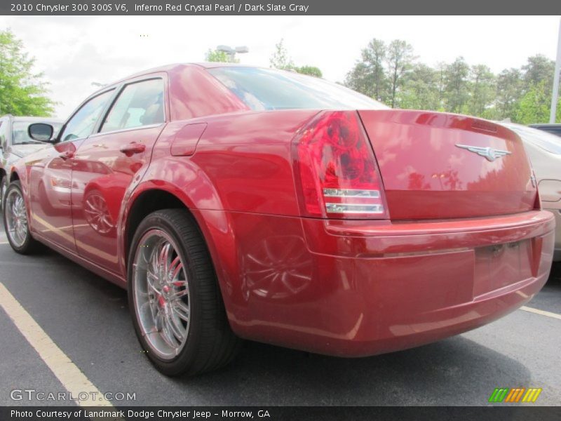 Inferno Red Crystal Pearl / Dark Slate Gray 2010 Chrysler 300 300S V6