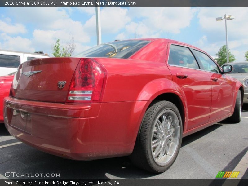 Inferno Red Crystal Pearl / Dark Slate Gray 2010 Chrysler 300 300S V6