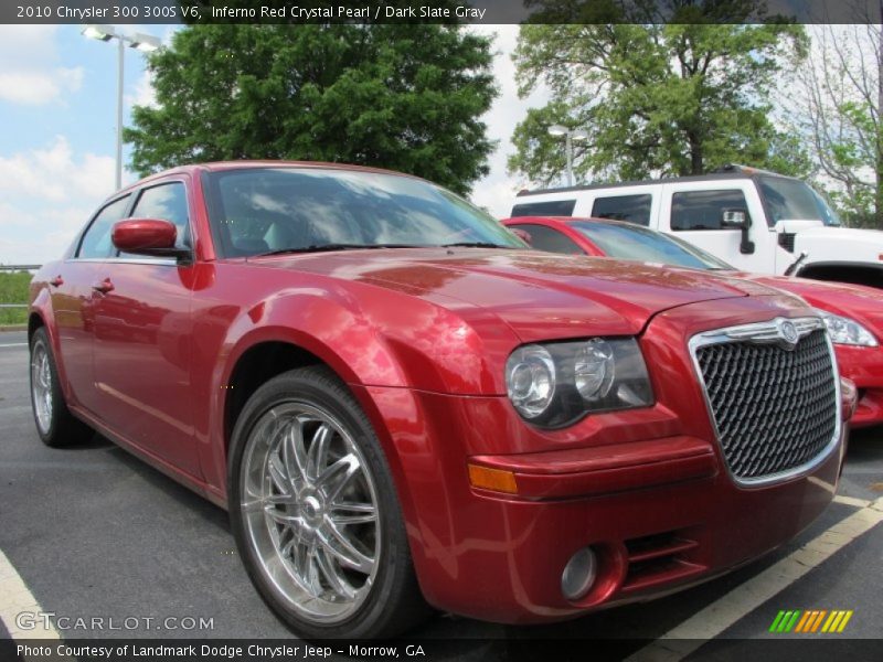 Inferno Red Crystal Pearl / Dark Slate Gray 2010 Chrysler 300 300S V6