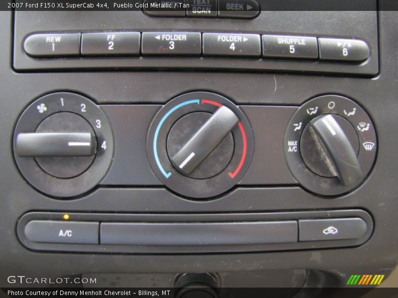 Controls of 2007 F150 XL SuperCab 4x4