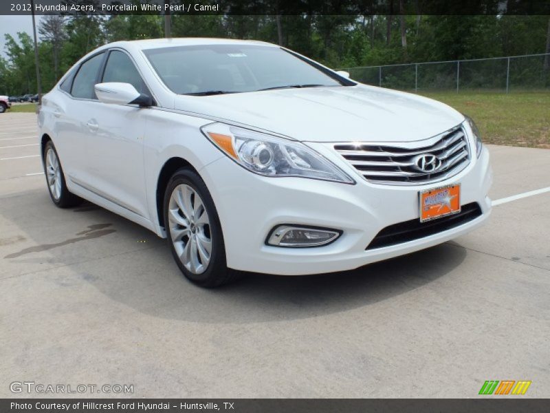 Porcelain White Pearl / Camel 2012 Hyundai Azera