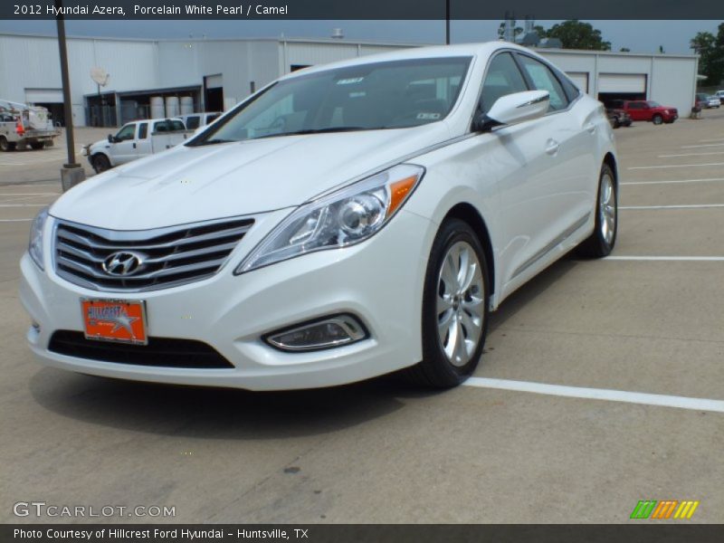 Porcelain White Pearl / Camel 2012 Hyundai Azera