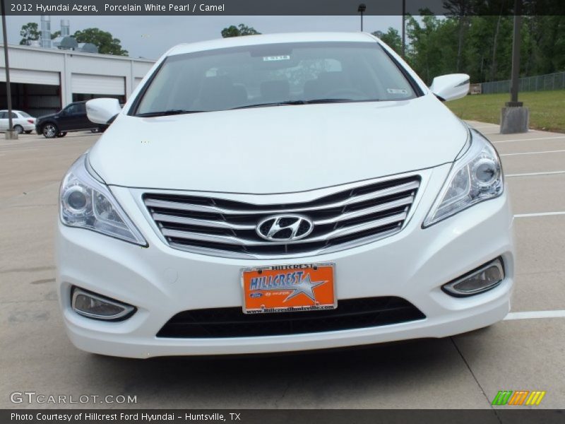 Porcelain White Pearl / Camel 2012 Hyundai Azera