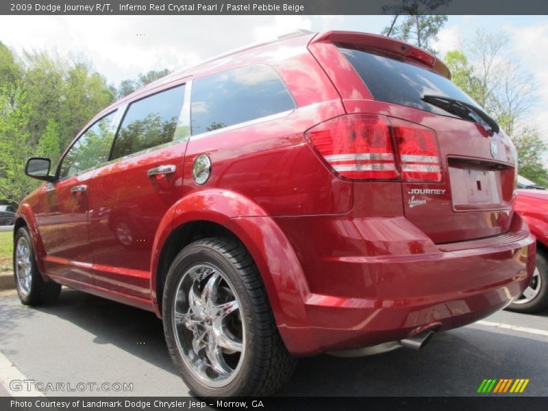 Inferno Red Crystal Pearl / Pastel Pebble Beige 2009 Dodge Journey R/T