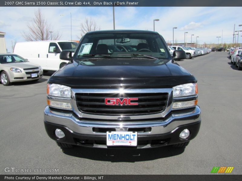 Onyx Black / Dark Pewter 2007 GMC Sierra 1500 Classic SL Crew Cab 4x4