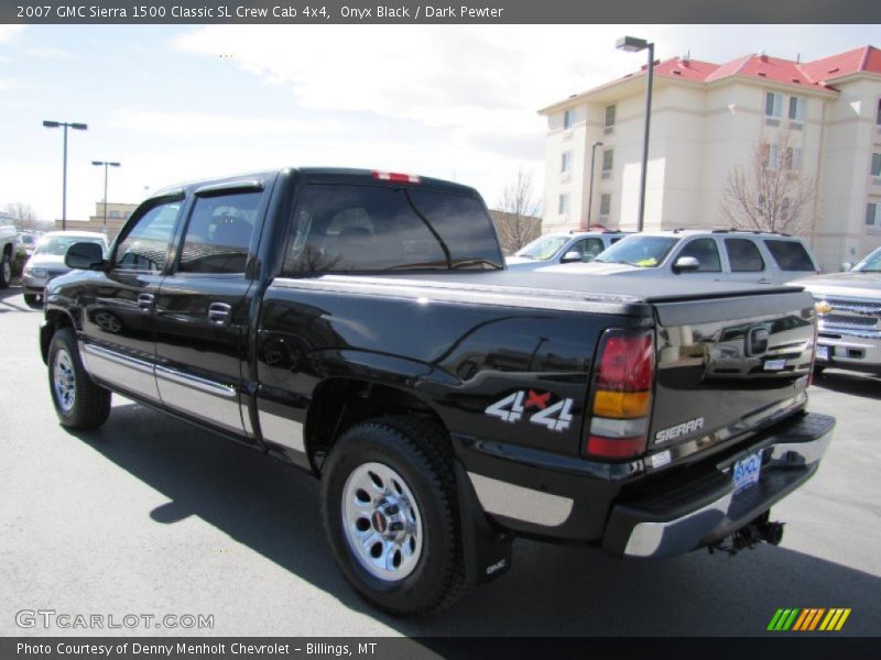 Onyx Black / Dark Pewter 2007 GMC Sierra 1500 Classic SL Crew Cab 4x4