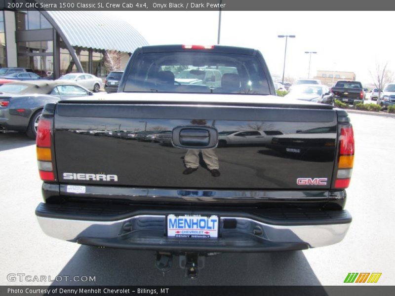 Onyx Black / Dark Pewter 2007 GMC Sierra 1500 Classic SL Crew Cab 4x4