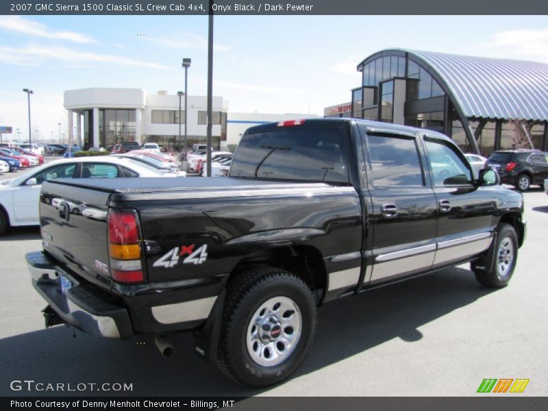 Onyx Black / Dark Pewter 2007 GMC Sierra 1500 Classic SL Crew Cab 4x4