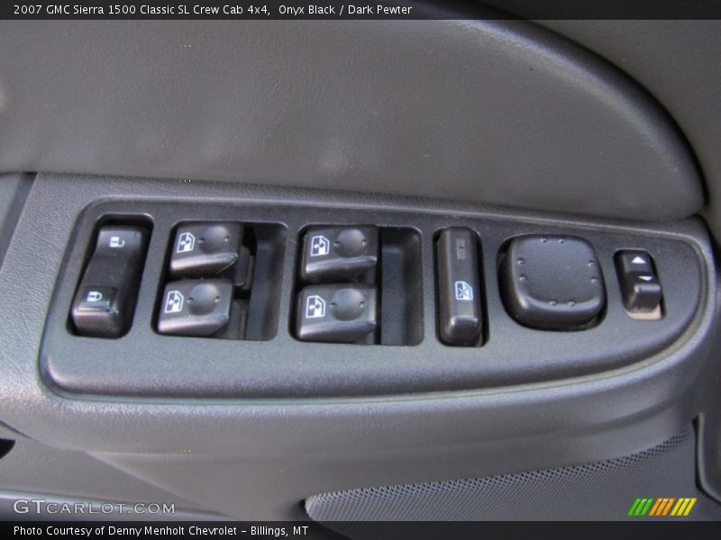 Onyx Black / Dark Pewter 2007 GMC Sierra 1500 Classic SL Crew Cab 4x4