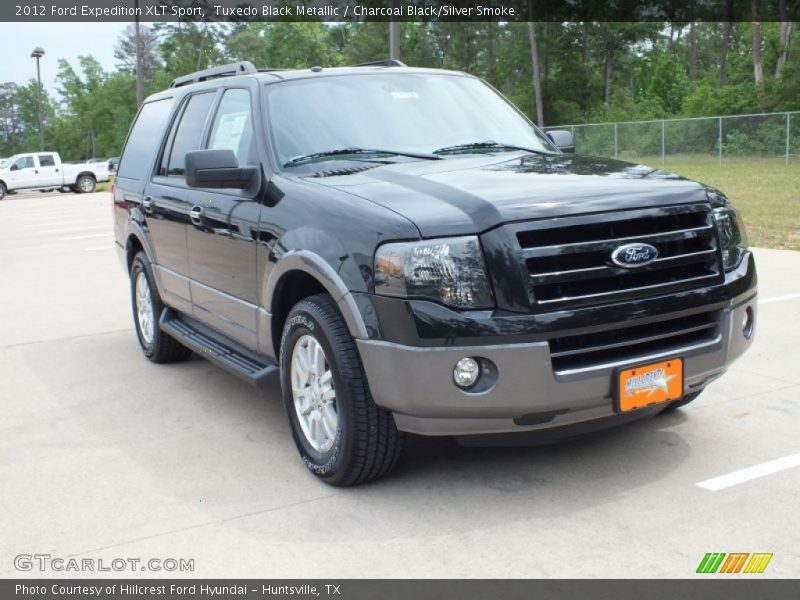 Tuxedo Black Metallic / Charcoal Black/Silver Smoke 2012 Ford Expedition XLT Sport