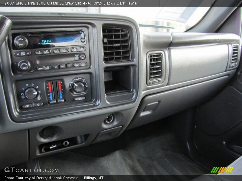 Onyx Black / Dark Pewter 2007 GMC Sierra 1500 Classic SL Crew Cab 4x4