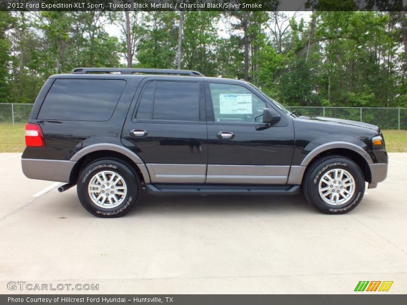 Tuxedo Black Metallic / Charcoal Black/Silver Smoke 2012 Ford Expedition XLT Sport