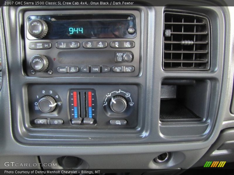 Onyx Black / Dark Pewter 2007 GMC Sierra 1500 Classic SL Crew Cab 4x4