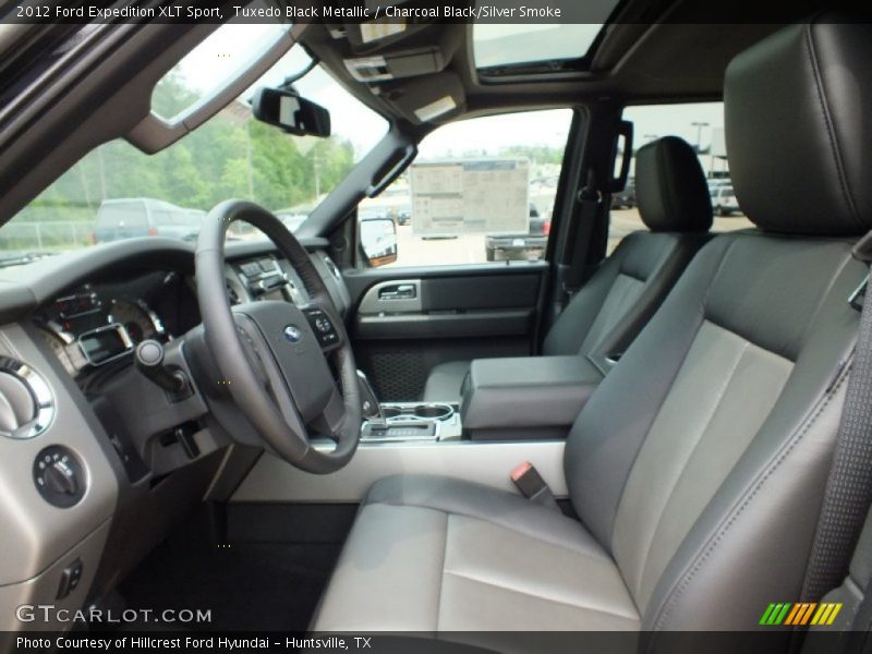 Tuxedo Black Metallic / Charcoal Black/Silver Smoke 2012 Ford Expedition XLT Sport