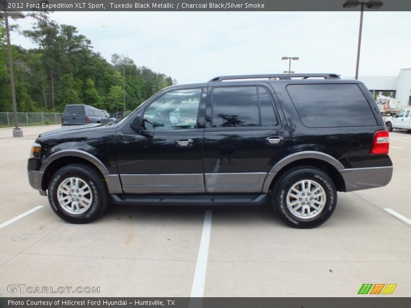 Tuxedo Black Metallic / Charcoal Black/Silver Smoke 2012 Ford Expedition XLT Sport