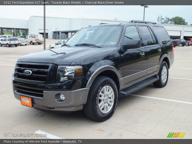 Tuxedo Black Metallic / Charcoal Black/Silver Smoke 2012 Ford Expedition XLT Sport