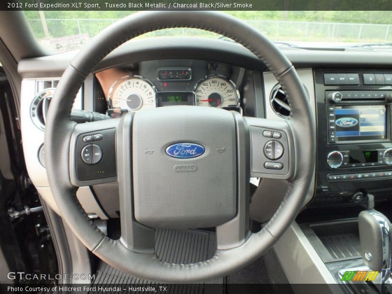 Tuxedo Black Metallic / Charcoal Black/Silver Smoke 2012 Ford Expedition XLT Sport