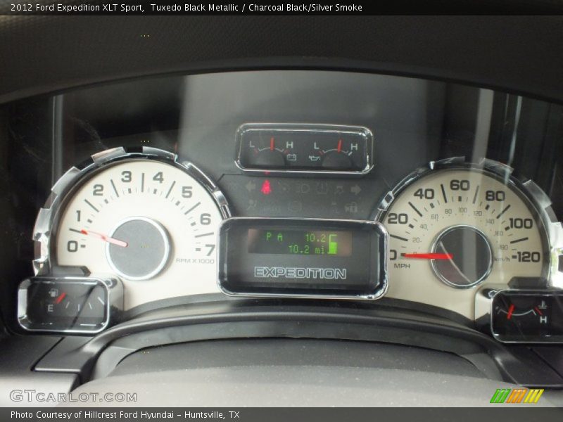 Tuxedo Black Metallic / Charcoal Black/Silver Smoke 2012 Ford Expedition XLT Sport