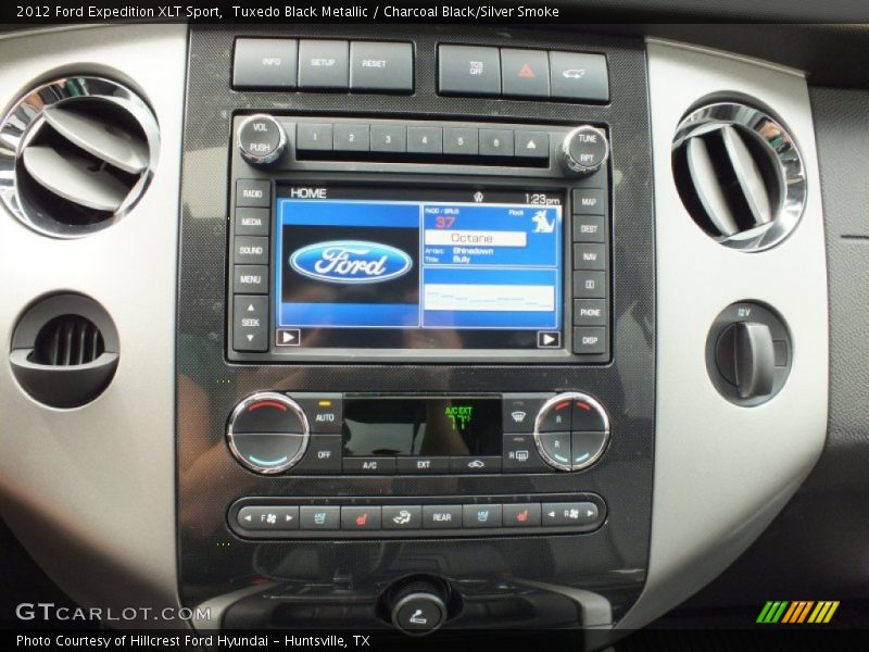 Tuxedo Black Metallic / Charcoal Black/Silver Smoke 2012 Ford Expedition XLT Sport