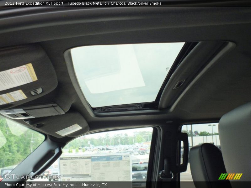 Tuxedo Black Metallic / Charcoal Black/Silver Smoke 2012 Ford Expedition XLT Sport