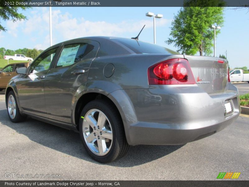 Tungsten Metallic / Black 2012 Dodge Avenger SXT