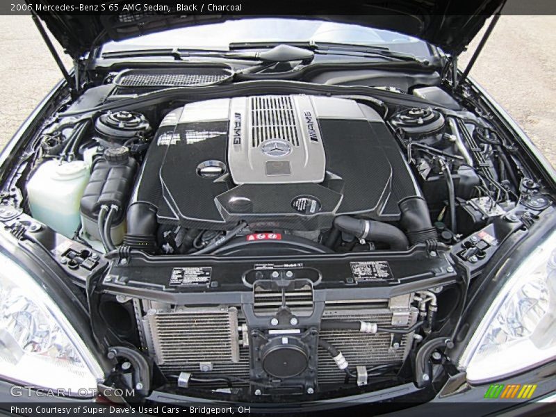  2006 S 65 AMG Sedan Engine - 6.0 Liter AMG Twin-Turbocharged SOHC 36-Valve V12