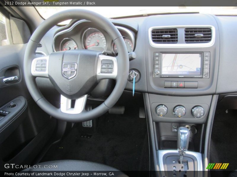 Tungsten Metallic / Black 2012 Dodge Avenger SXT