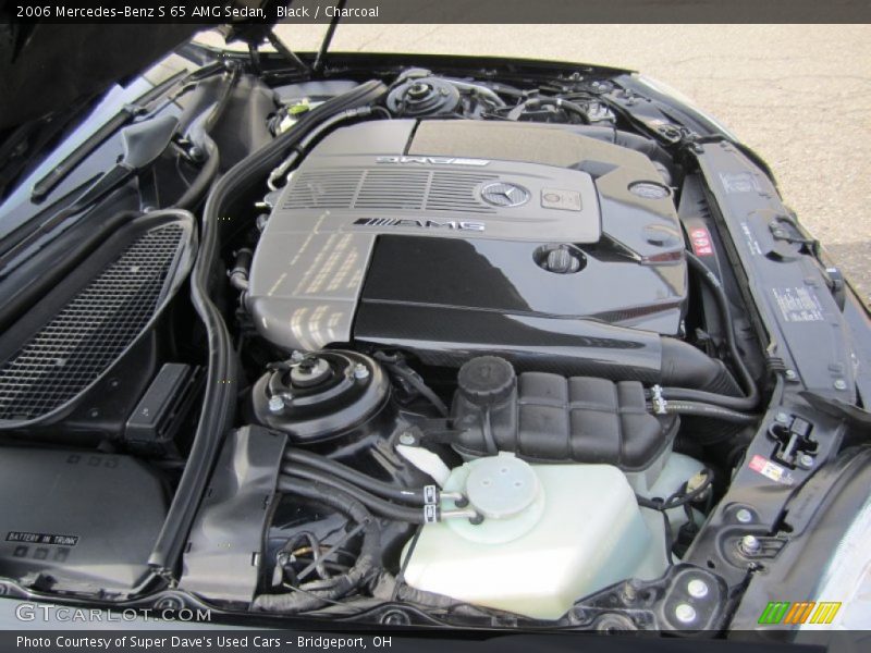  2006 S 65 AMG Sedan Engine - 6.0 Liter AMG Twin-Turbocharged SOHC 36-Valve V12