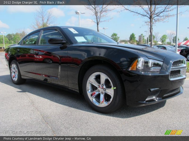 Pitch Black / Black 2012 Dodge Charger SE