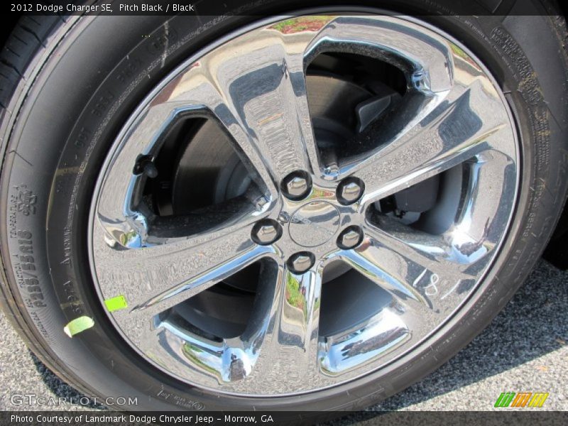 Pitch Black / Black 2012 Dodge Charger SE
